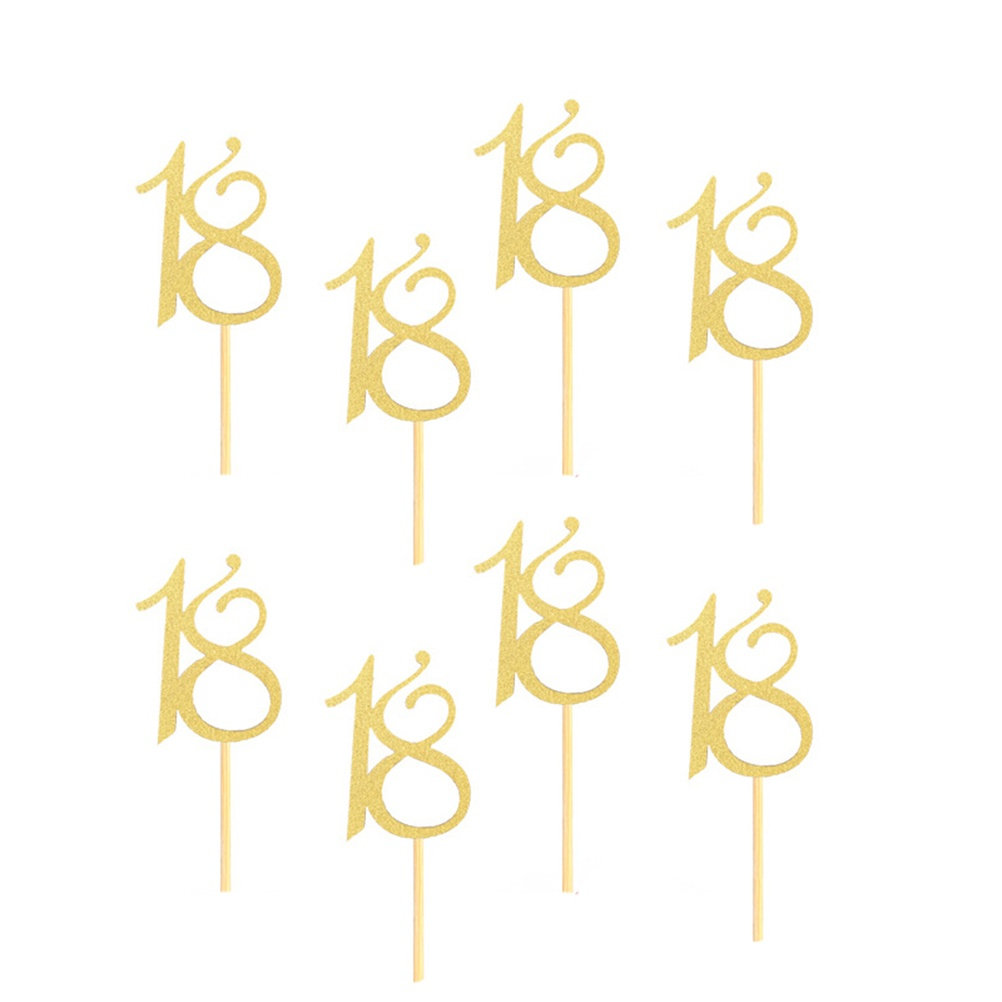 Ice Pick Pick - 48 Pièces de Décorations de Gâteau