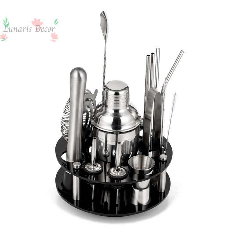 Boston Shaker Set - Kit complet d'outils de barman avec