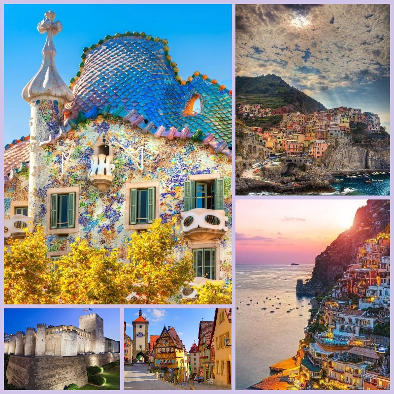 Home Barcelona - Peinture diamant paysage de rome, parc