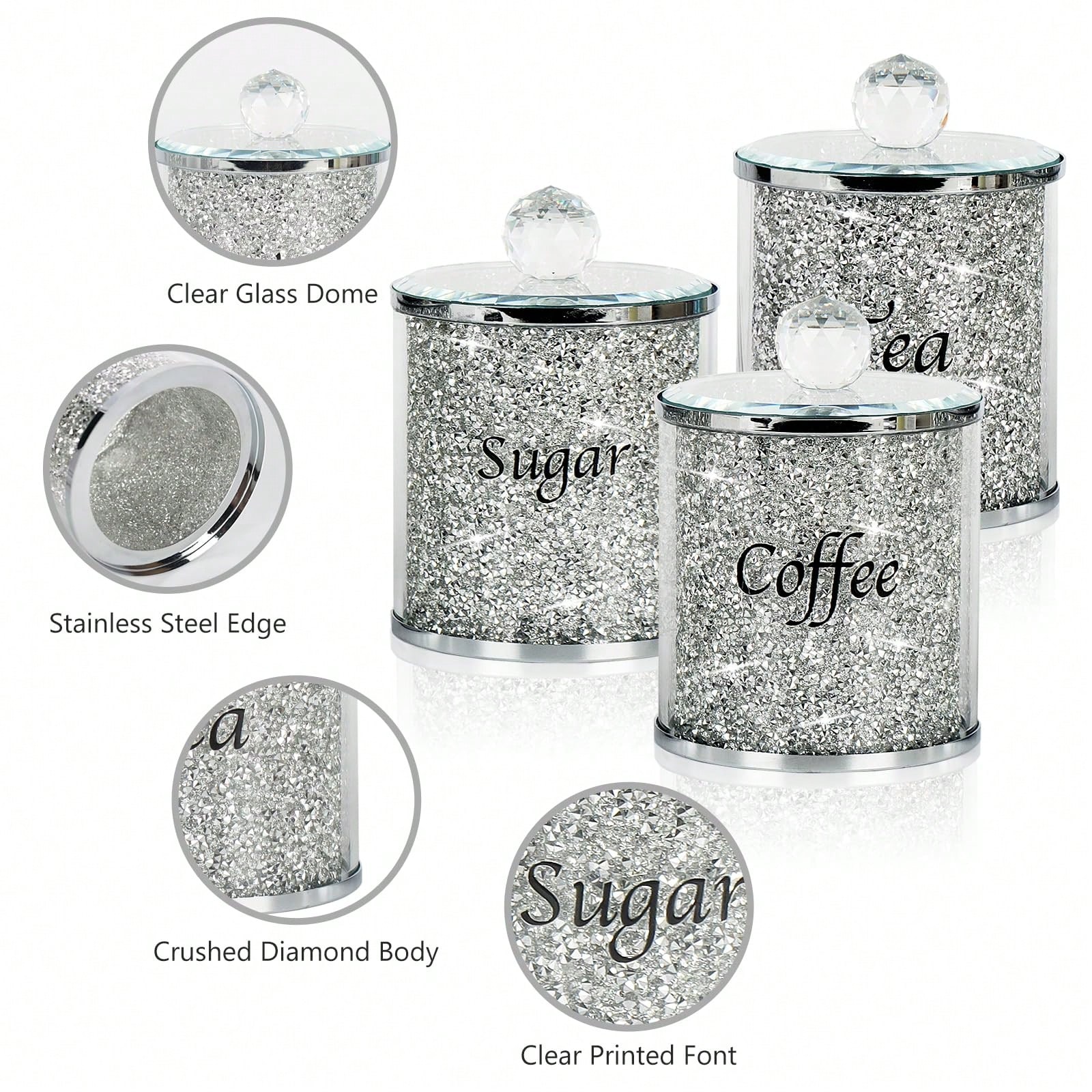 Home Bar Set - Ensemble de pots à café, sucre