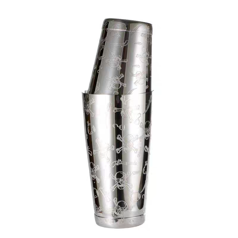 500 ml/800 ml gravure crâne ac - Boston Shaker Set avis et prix