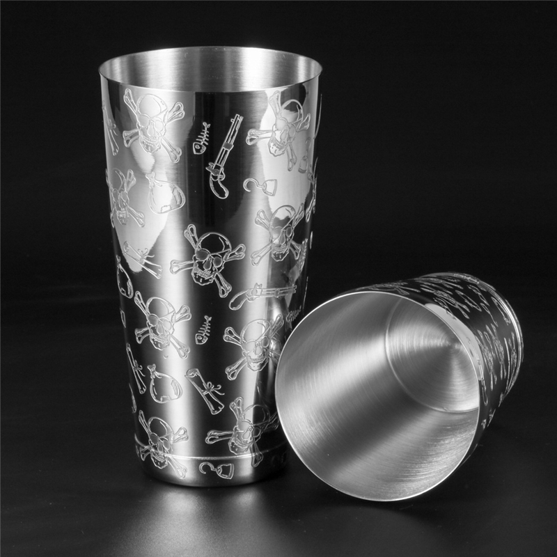 500 ml/800 ml gravure crâne ac - Boston Shaker Set avis et prix