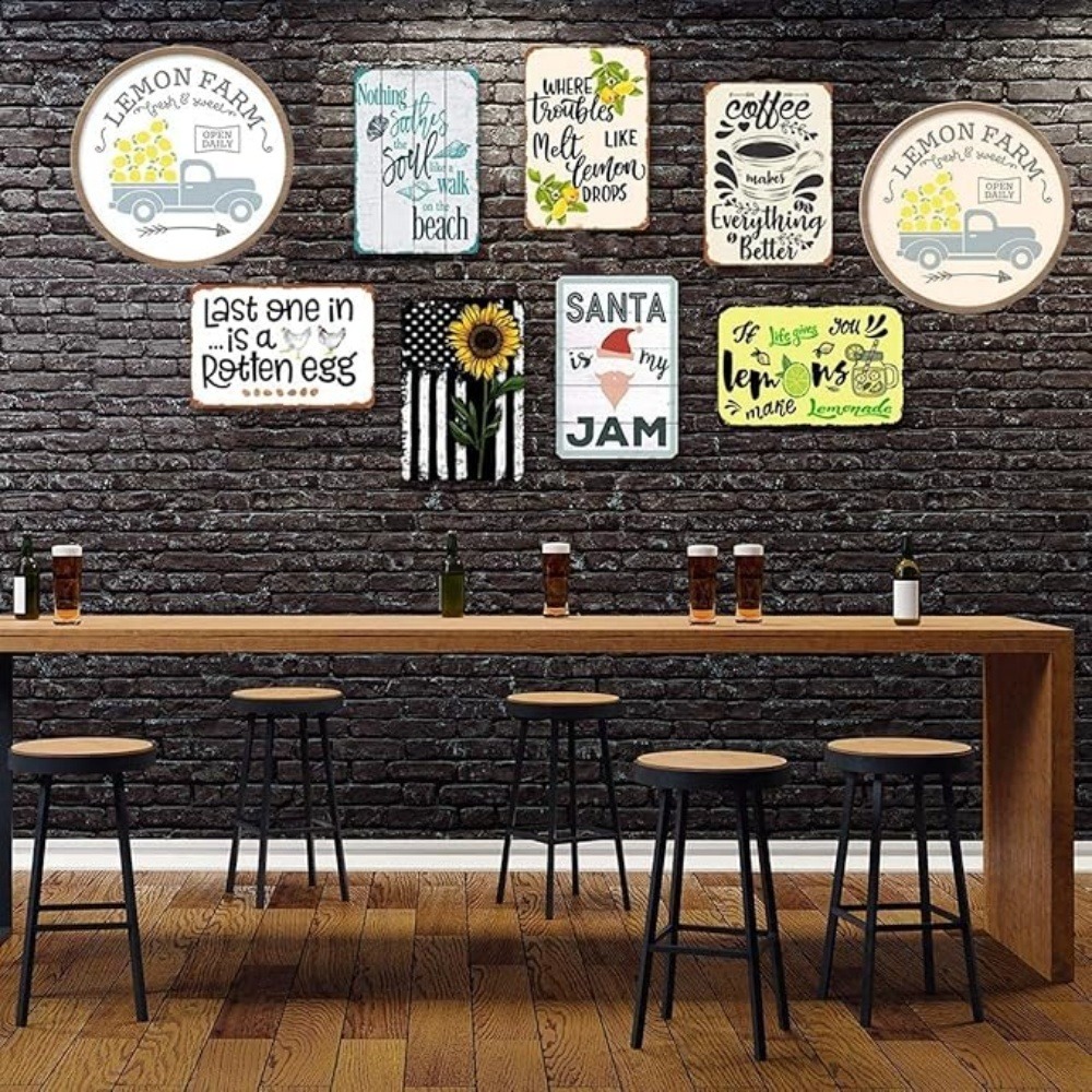CIFBUY Décoration murale en al - Home Bar Set avis et prix