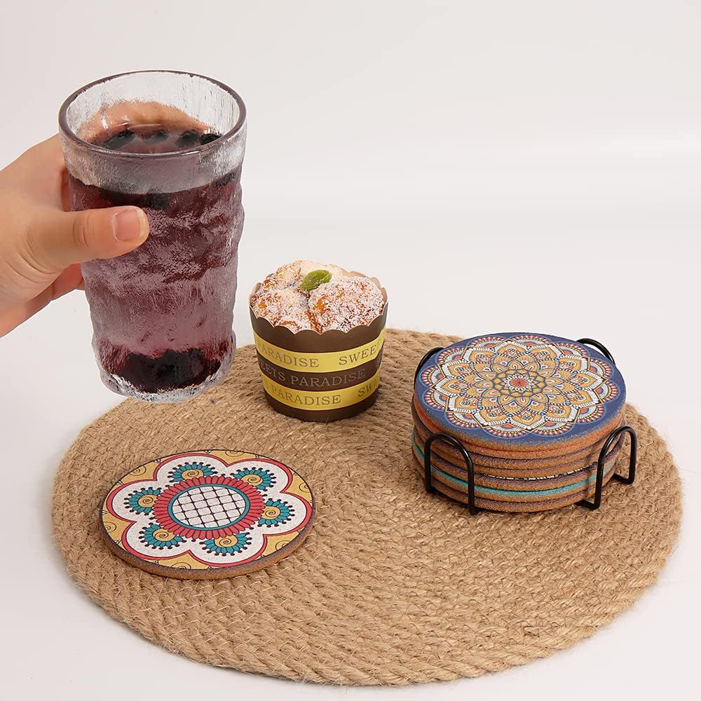 Ensemble de 8 sous-verres rond - Home Bar Set avis et prix