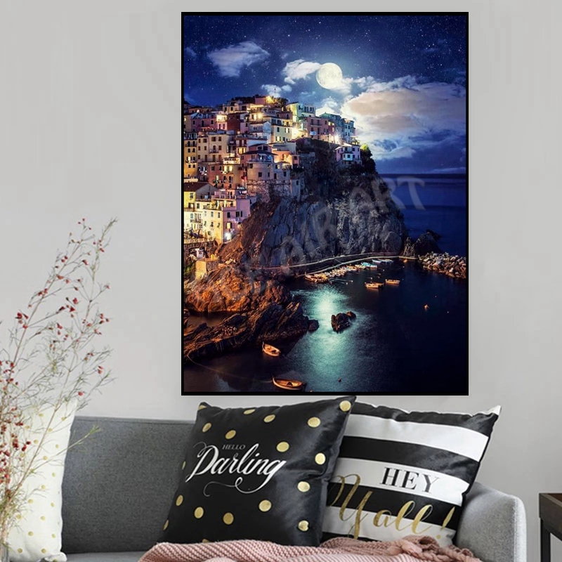 Peinture diamant paysage de ro - Home Barcelona avis et prix