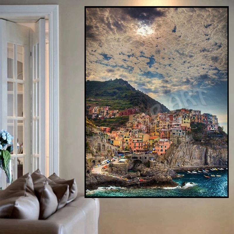 Peinture diamant paysage de ro - Home Barcelona avis et prix