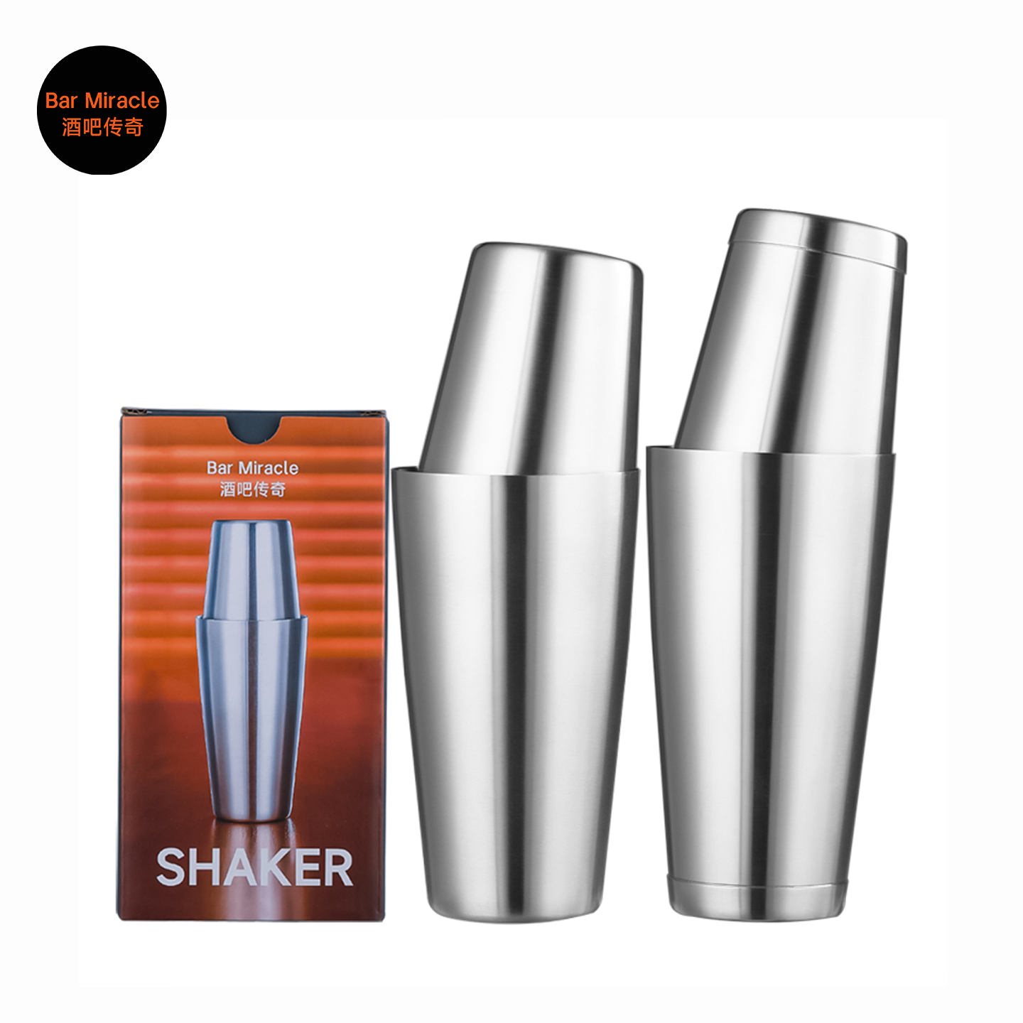 Bar Miracle 304 agitateur Bost - Boston Shaker Set avis et prix