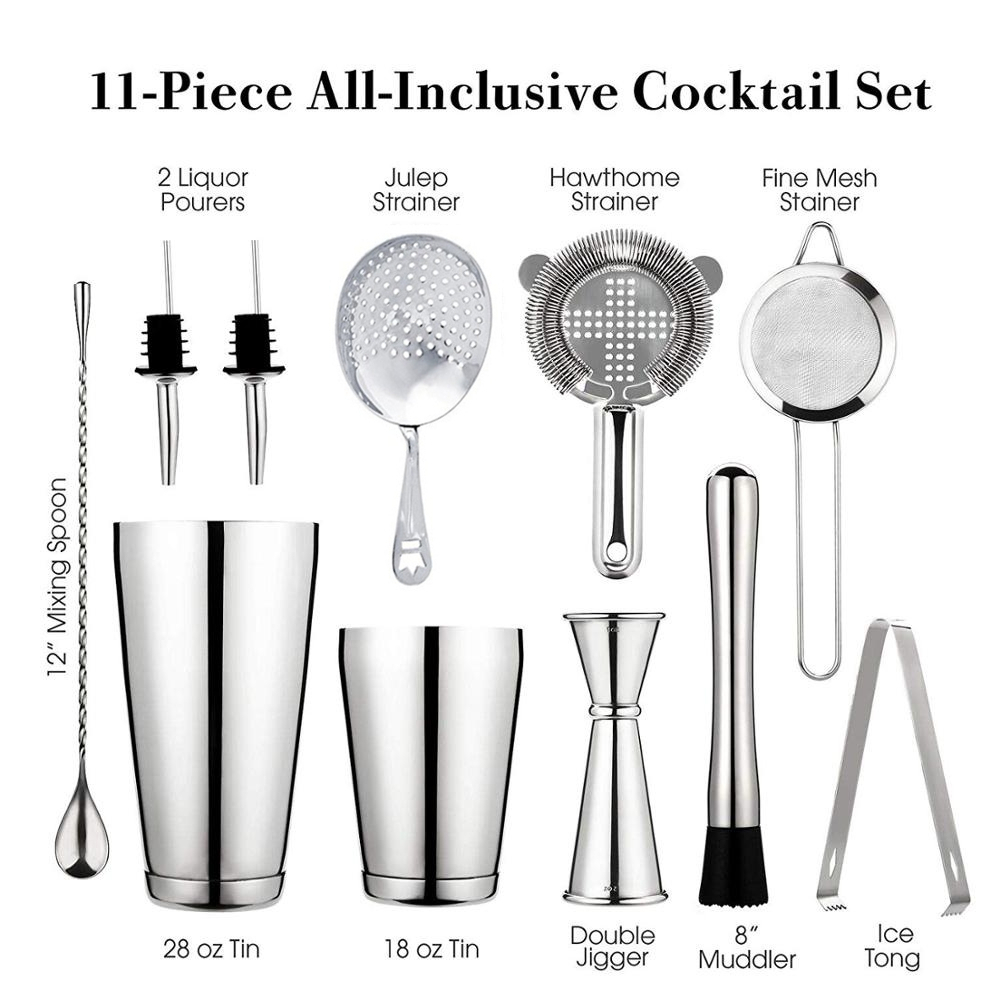 Ensemble de bar à cocktail : 2 - Boston Shaker Set avis et prix