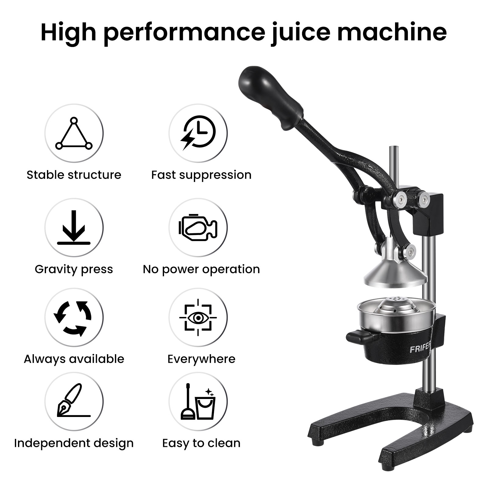 Presse-agrumes manuel léger en - Citrus Juicer Bar avis et prix